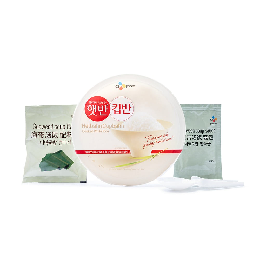 CJ Cooked White Rice with Seaweed Soup