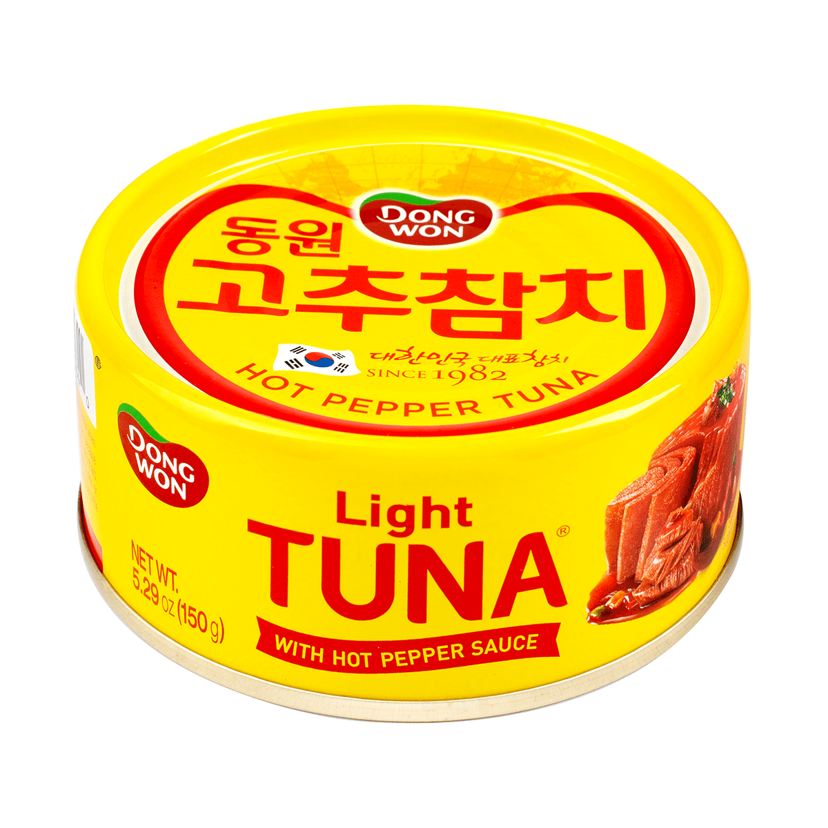Dongwon Canned Light Tuna with Hot Pepper Sauce 150g*4