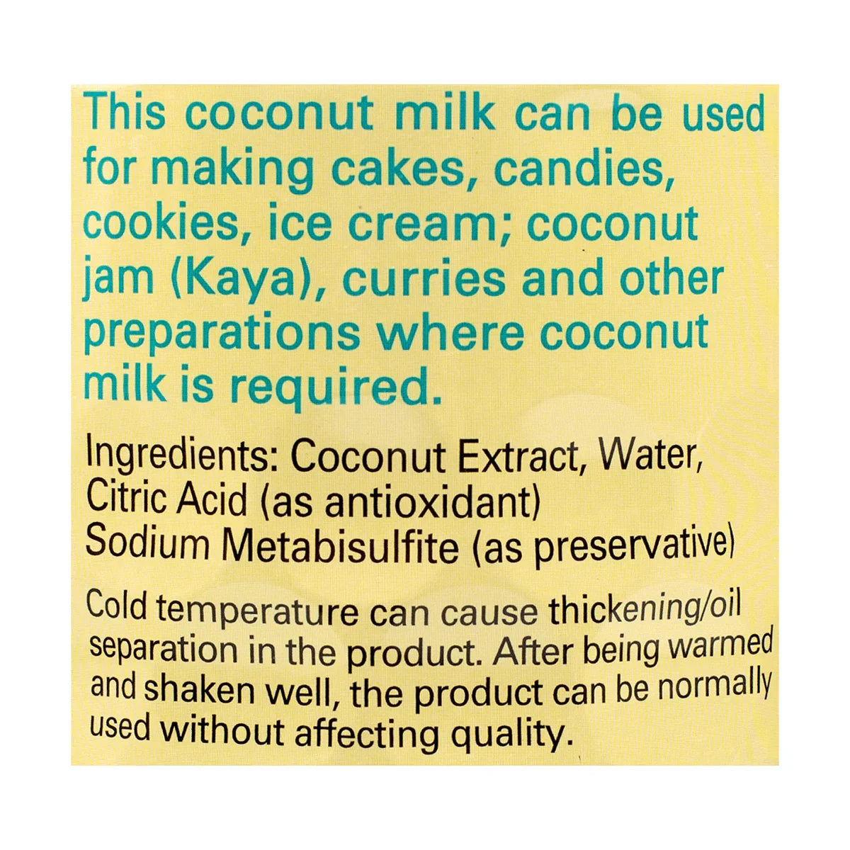 Chaokoh Coconut Milk