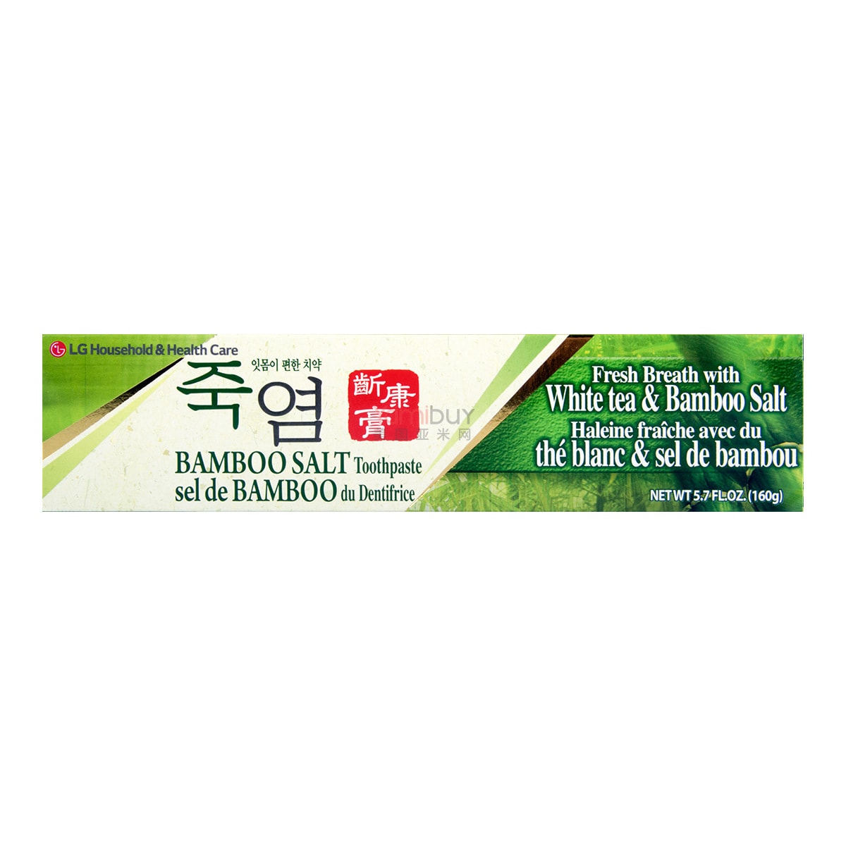 LG White Tea & Bamboo Salt Toothpaste