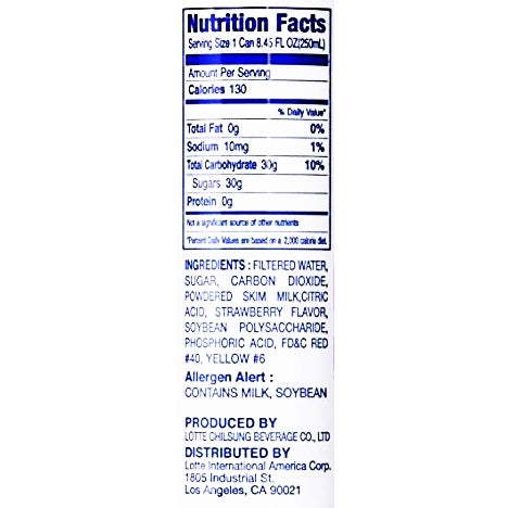 Lotte Milkis Strawberry Flavor