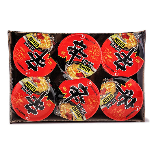 Nongshim Shin Ramen Cup 6 pack