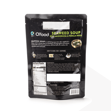 O'Food Seaweed Soup with Mushroom & Perilla Seeds - Woori Marketplace