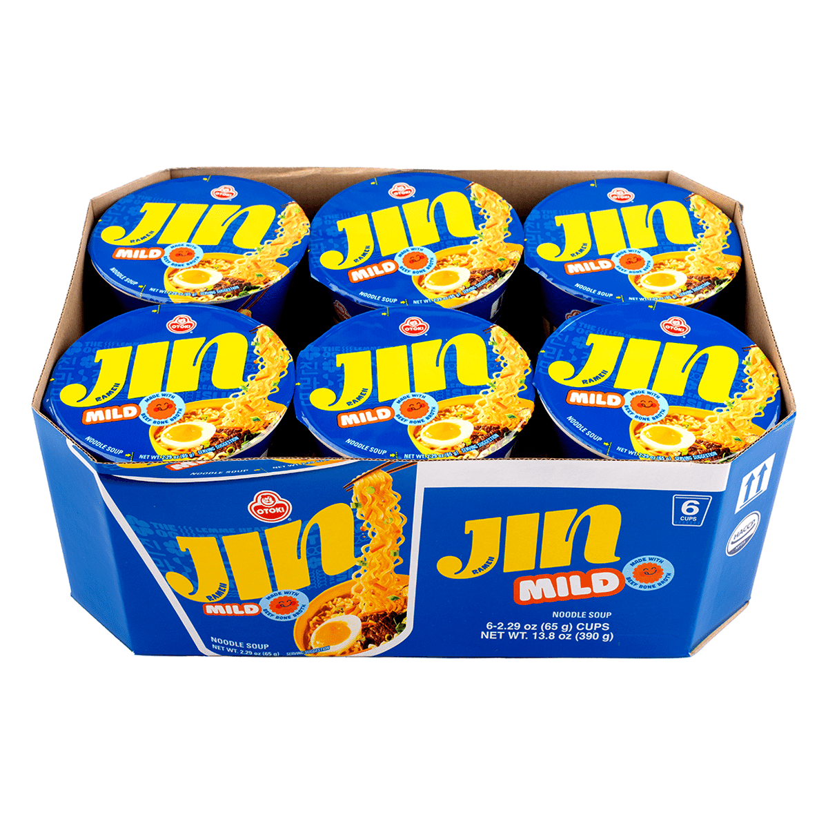 OTOKI] ジンラーメン マイルド味 カップヌードル 65g × 6個パック