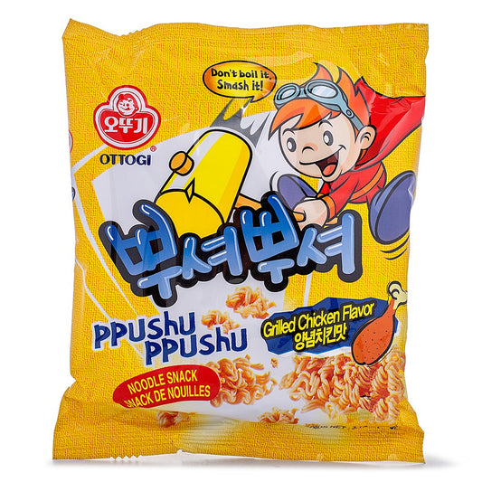 Otoki Ppushu Ppushu Noodle Snack Grilled Chicken Flavor