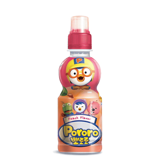 Paldo Pororo Peach Flavor Drink 7.95oz