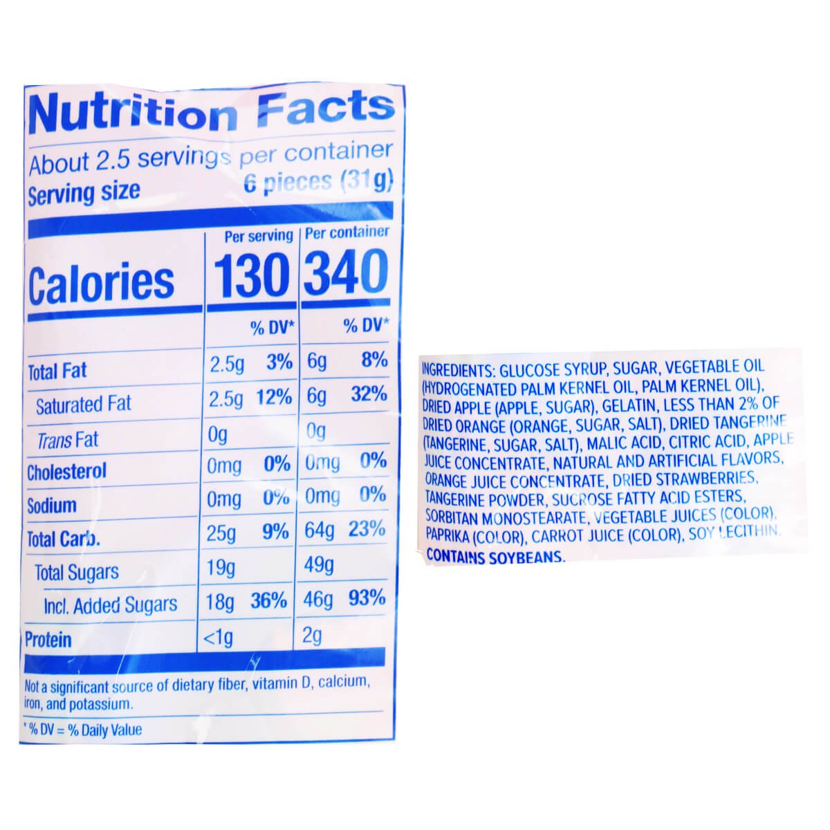 Hi-Chew Plus Fruit Chewy Candy