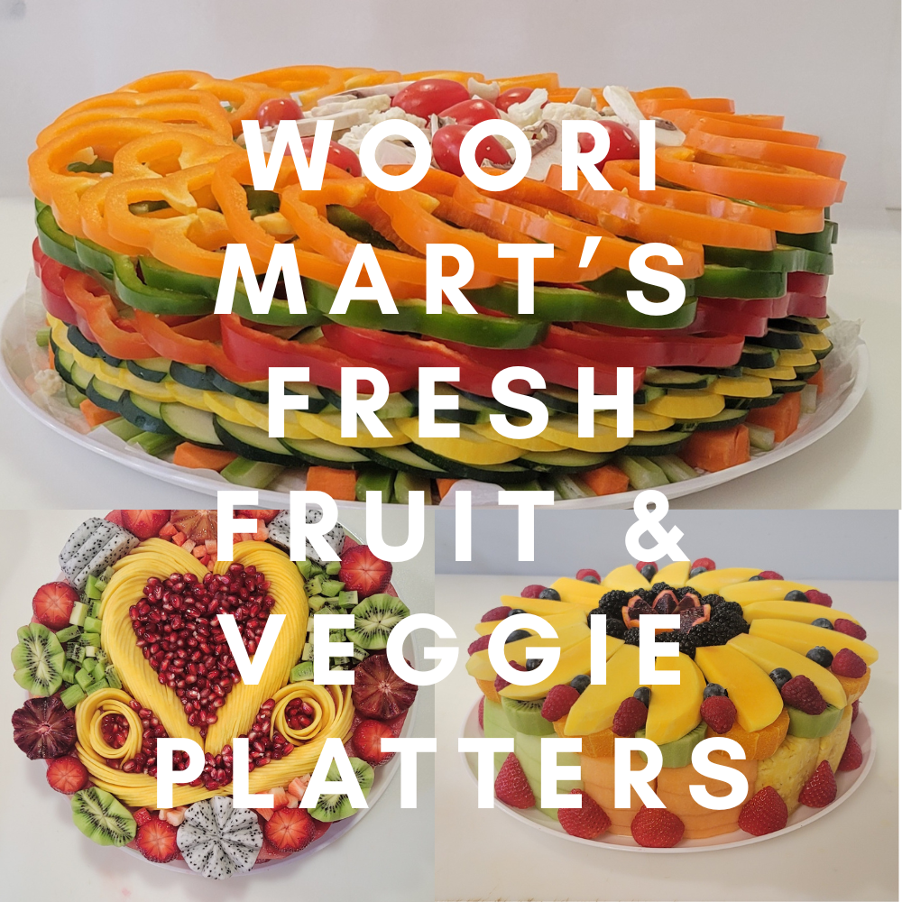 🍇 Woori Mart Fruit & Veggie Platters – Freshness that Brings People Together 🥦