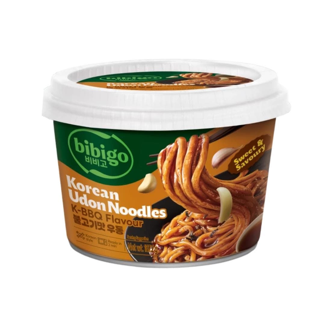 Bibigo Korean Style Udon Noodles K-BBQ Flavour