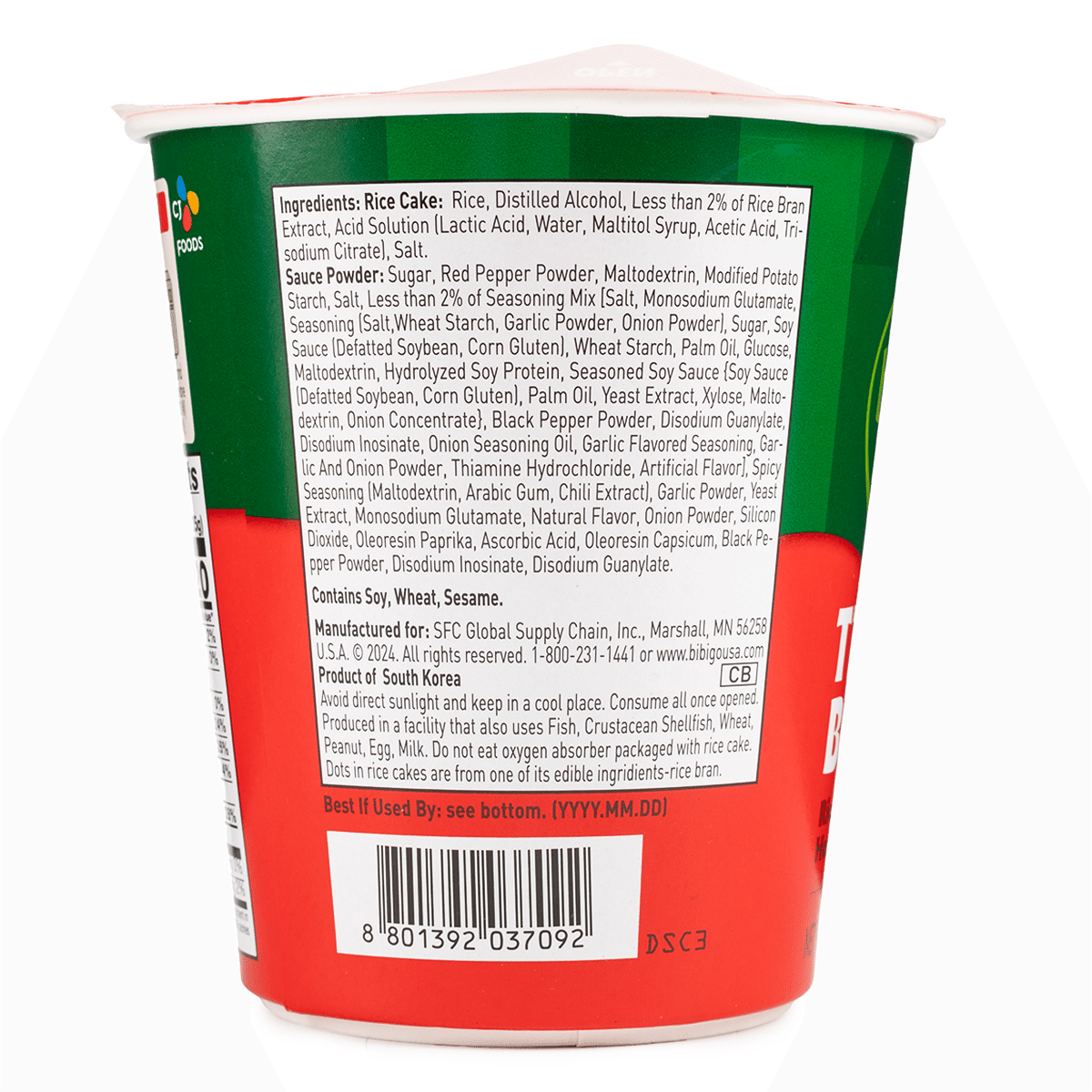 Bibigo Tteokbokki Cup Spicy Flavor