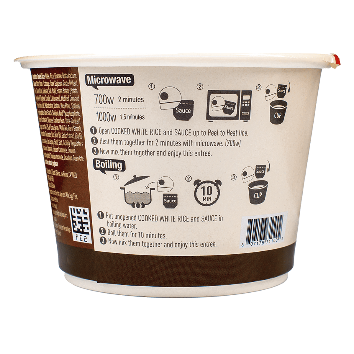 CJ Cooked White Rice with Dark Soybean Sauce