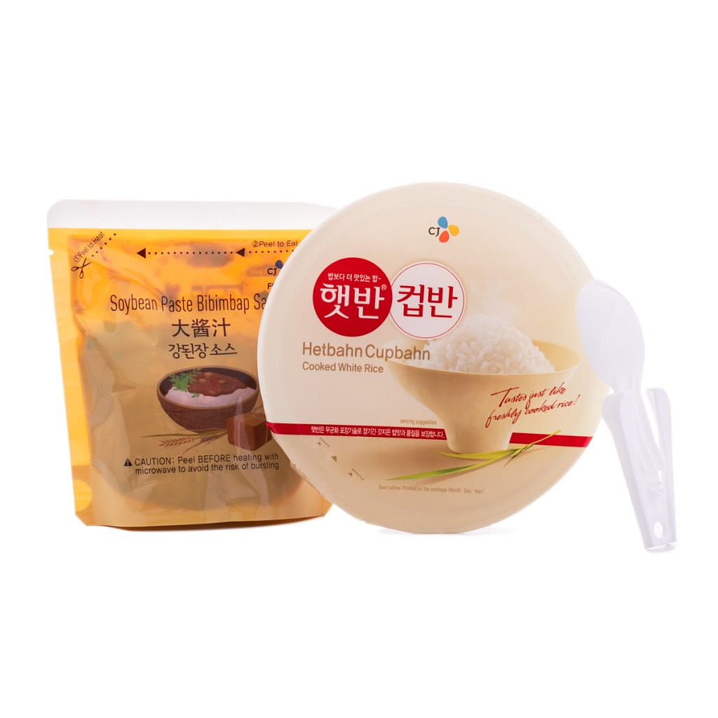 CJ Cooked White Rice with Soybean Paste