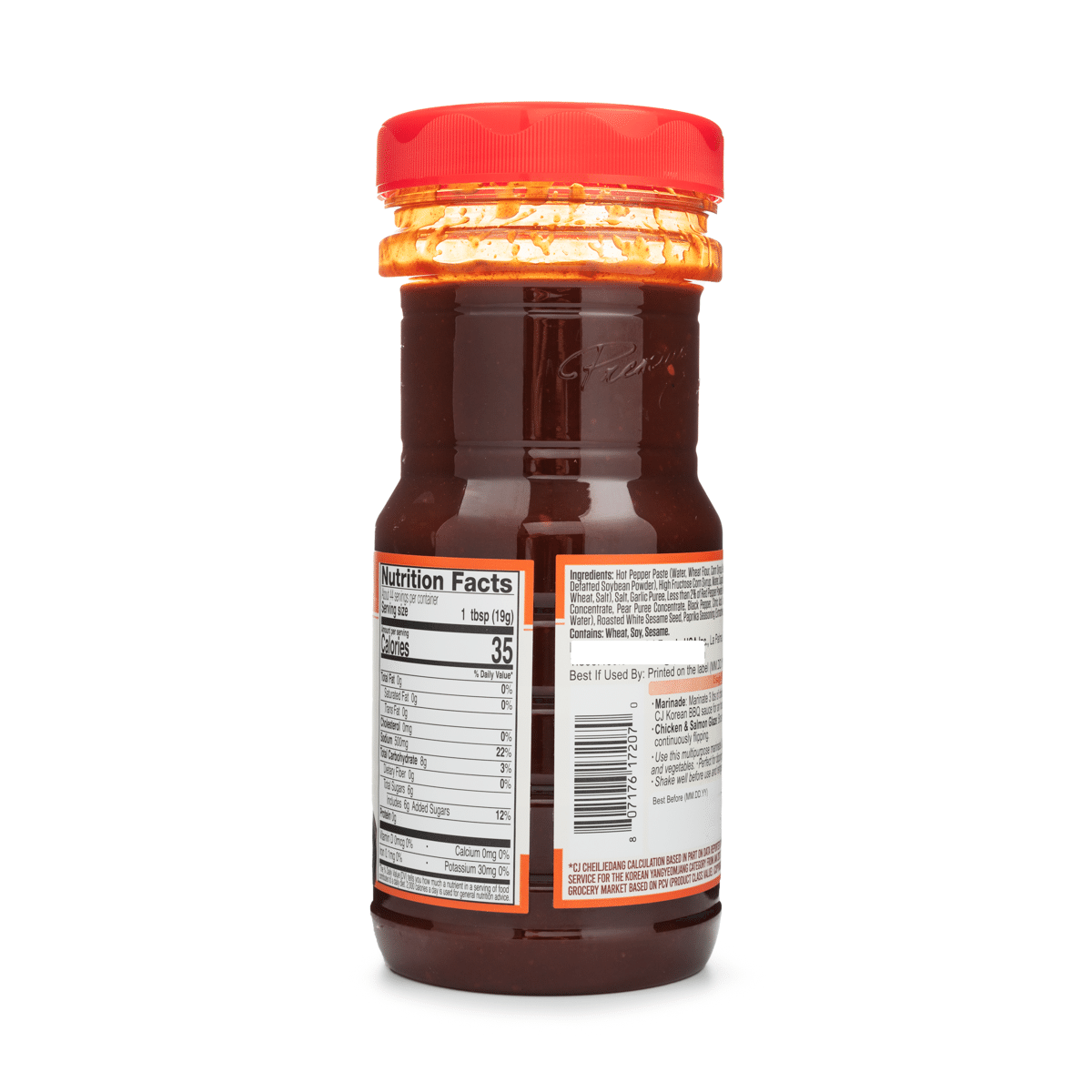 CJ Korean BBQ Sauce Chicken and Pork Marinade Hot and Spicy