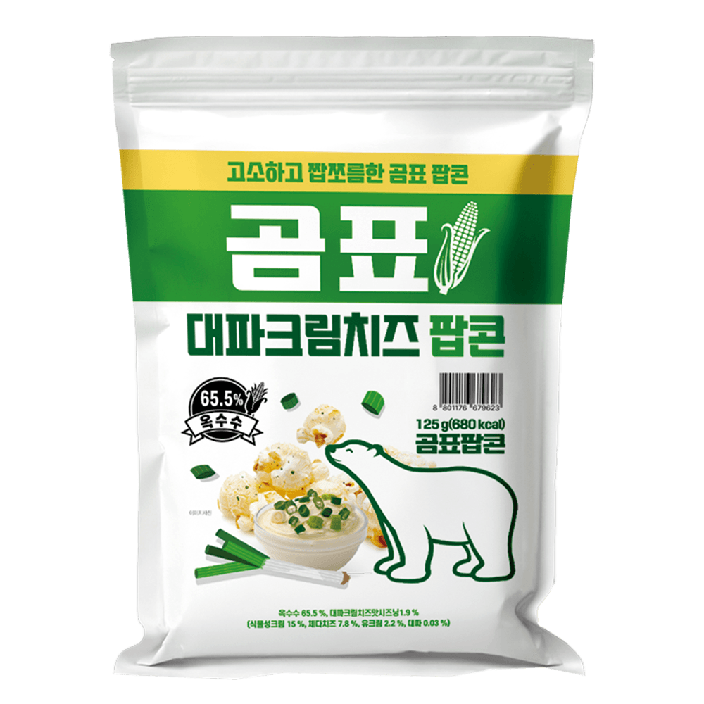 Gompyo Green Onion and Cream Cheese Popcorn