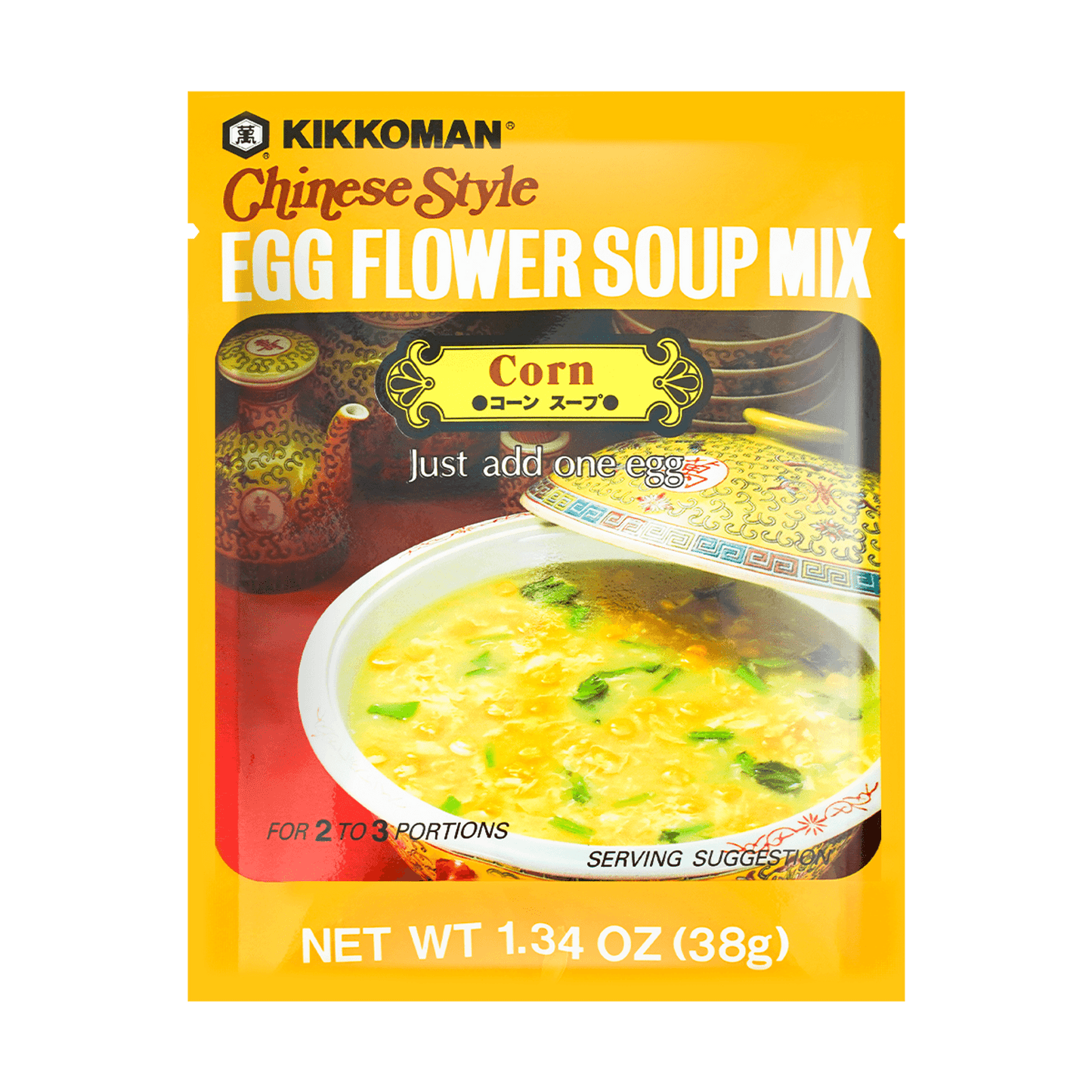 Kikkoman Chinese Style Egg Flower Soup Mix 38g