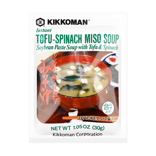 Kikkoman Tofu Spinach Miso Soup