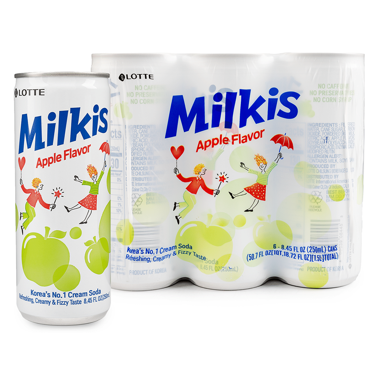 Lotte Milkis Apple Flavor