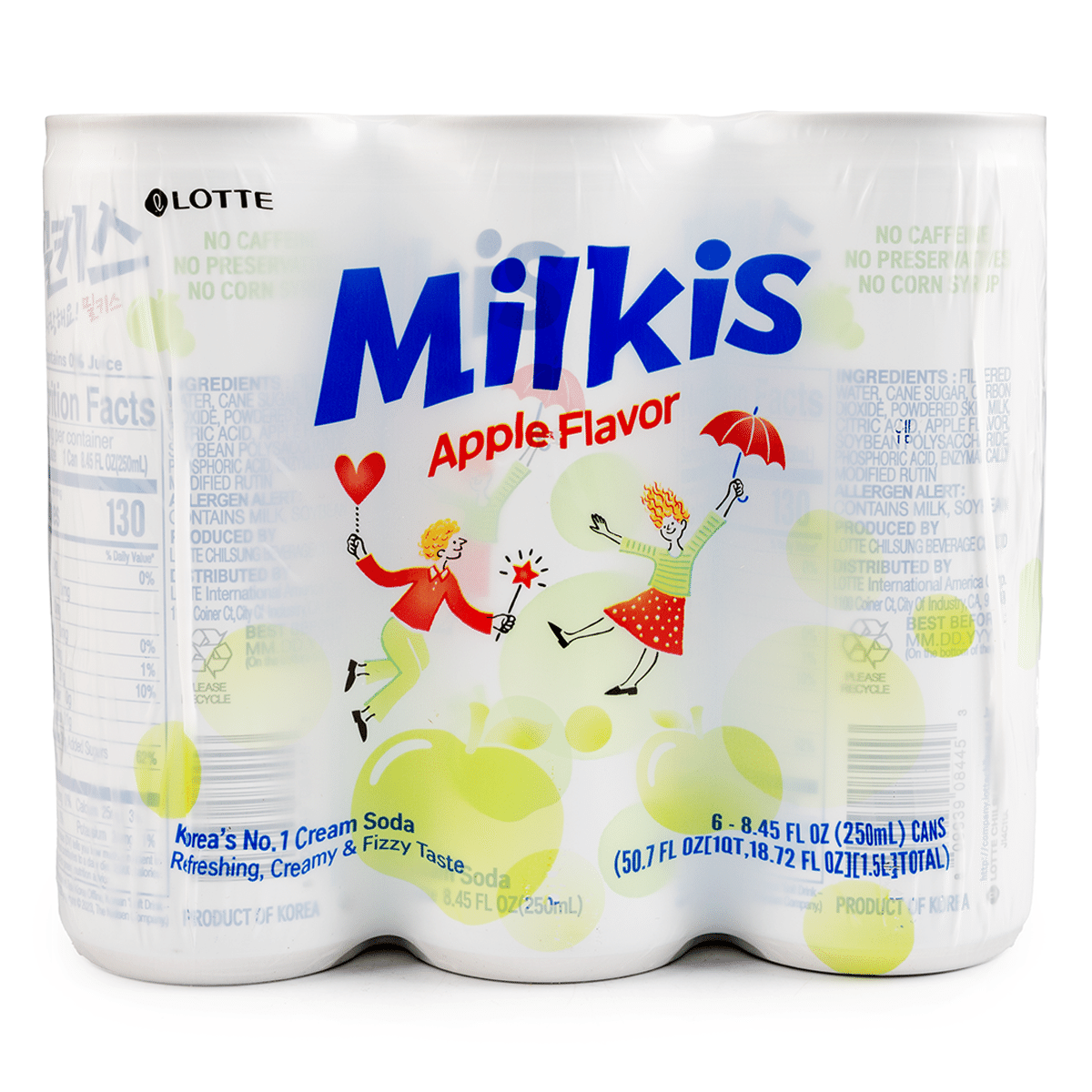 Lotte Milkis Apple Flavor