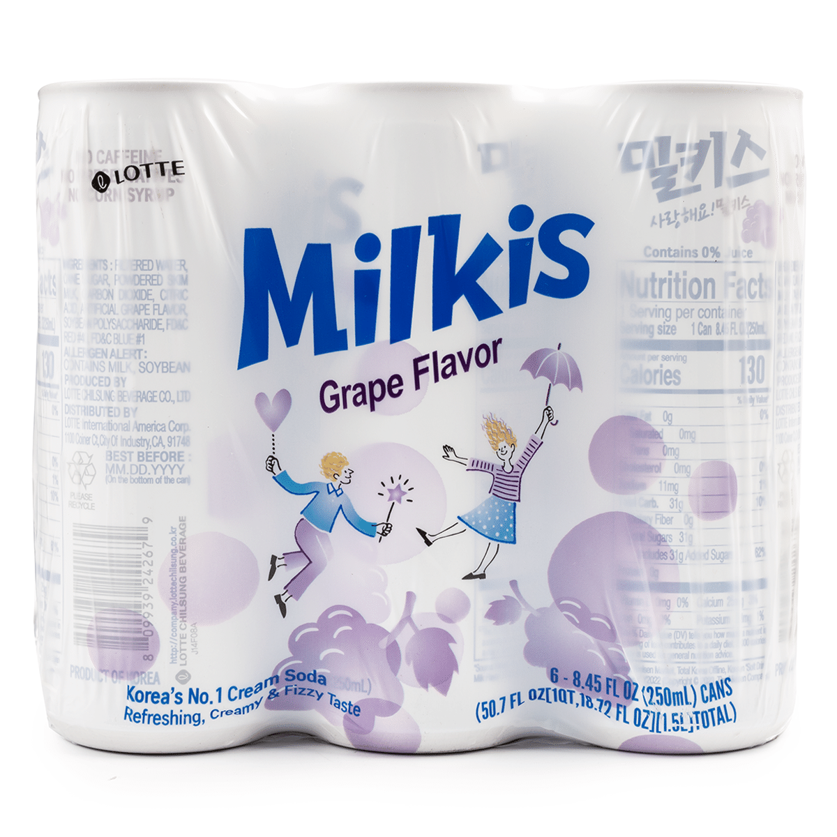 Lotte Milkis Grape Flavor