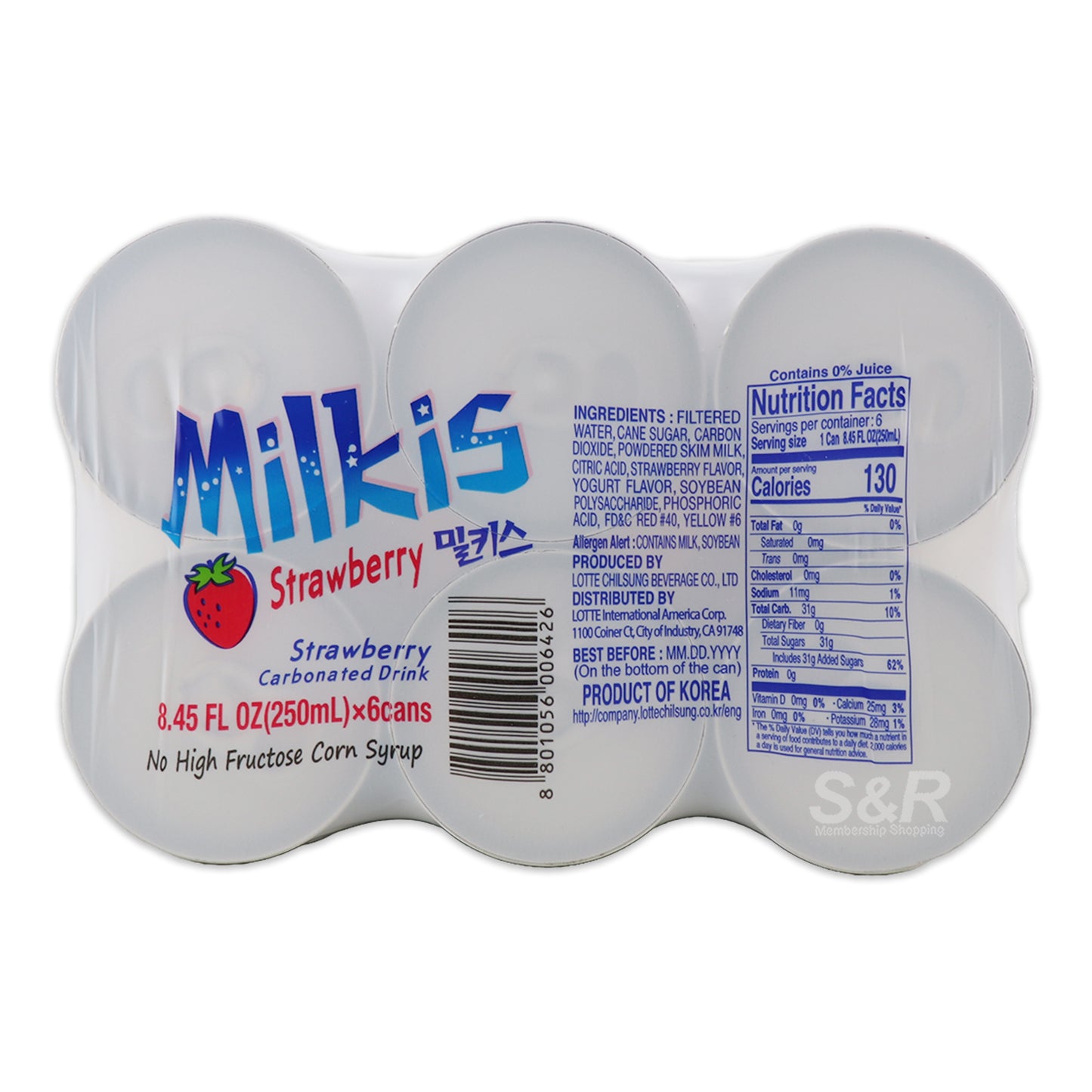 Lotte Milkis Grape Flavor