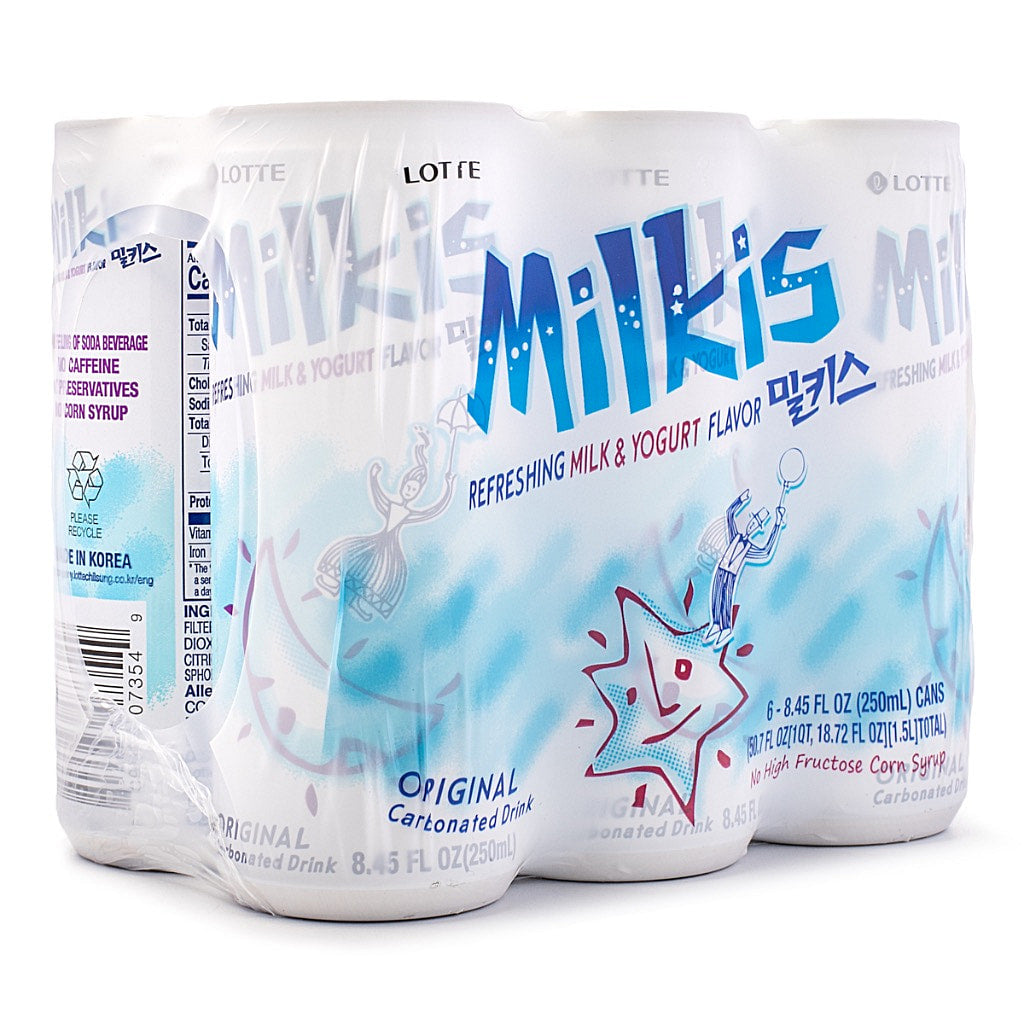 Lotte Milkis Milk and Yogurt Flavor – Sparkling Yogurt Soda