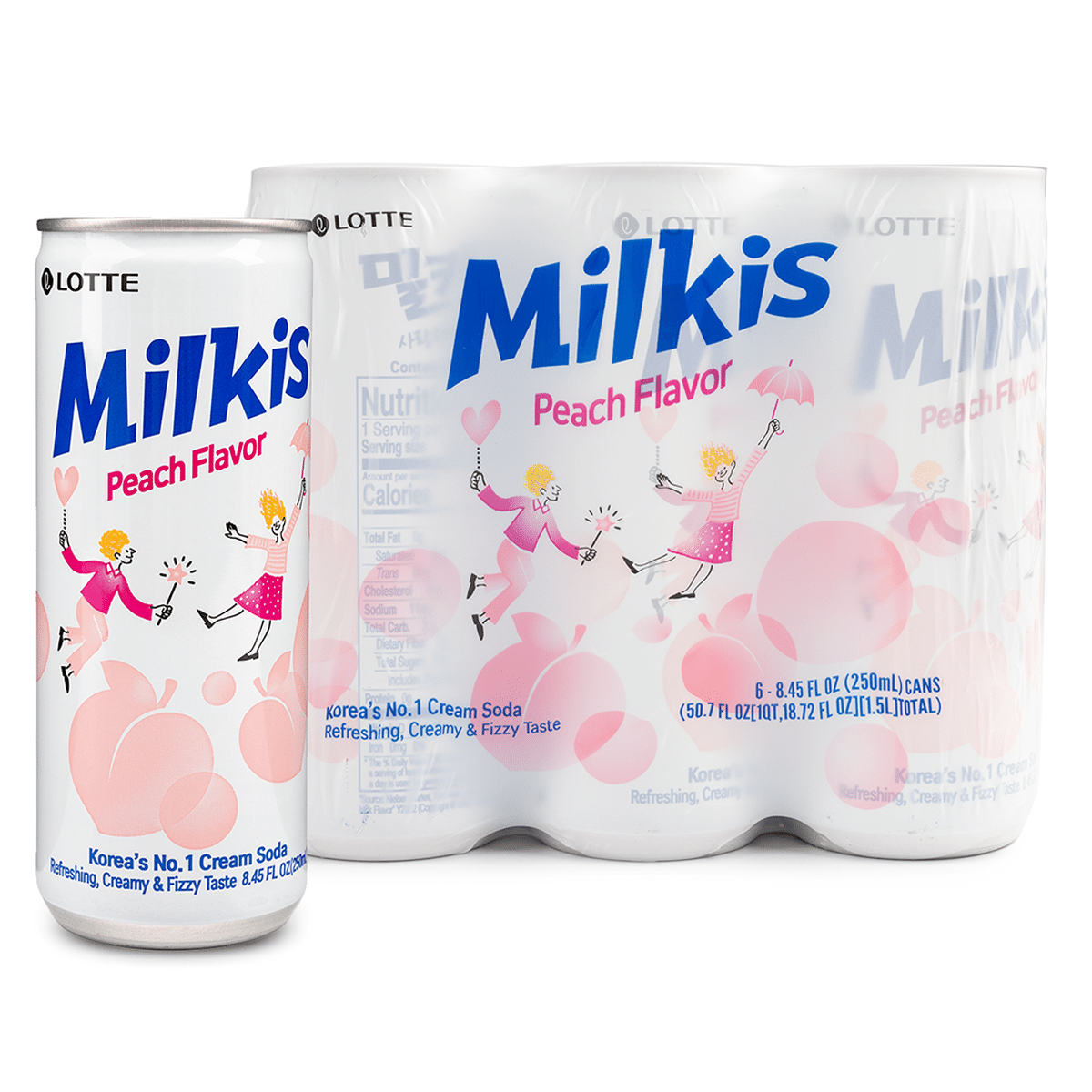 Lotte Milkis Peach Flavor