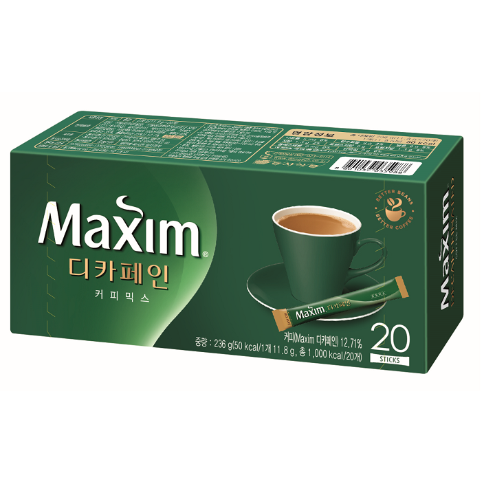 Maxim Decaffeinated Coffee Mix 20ct