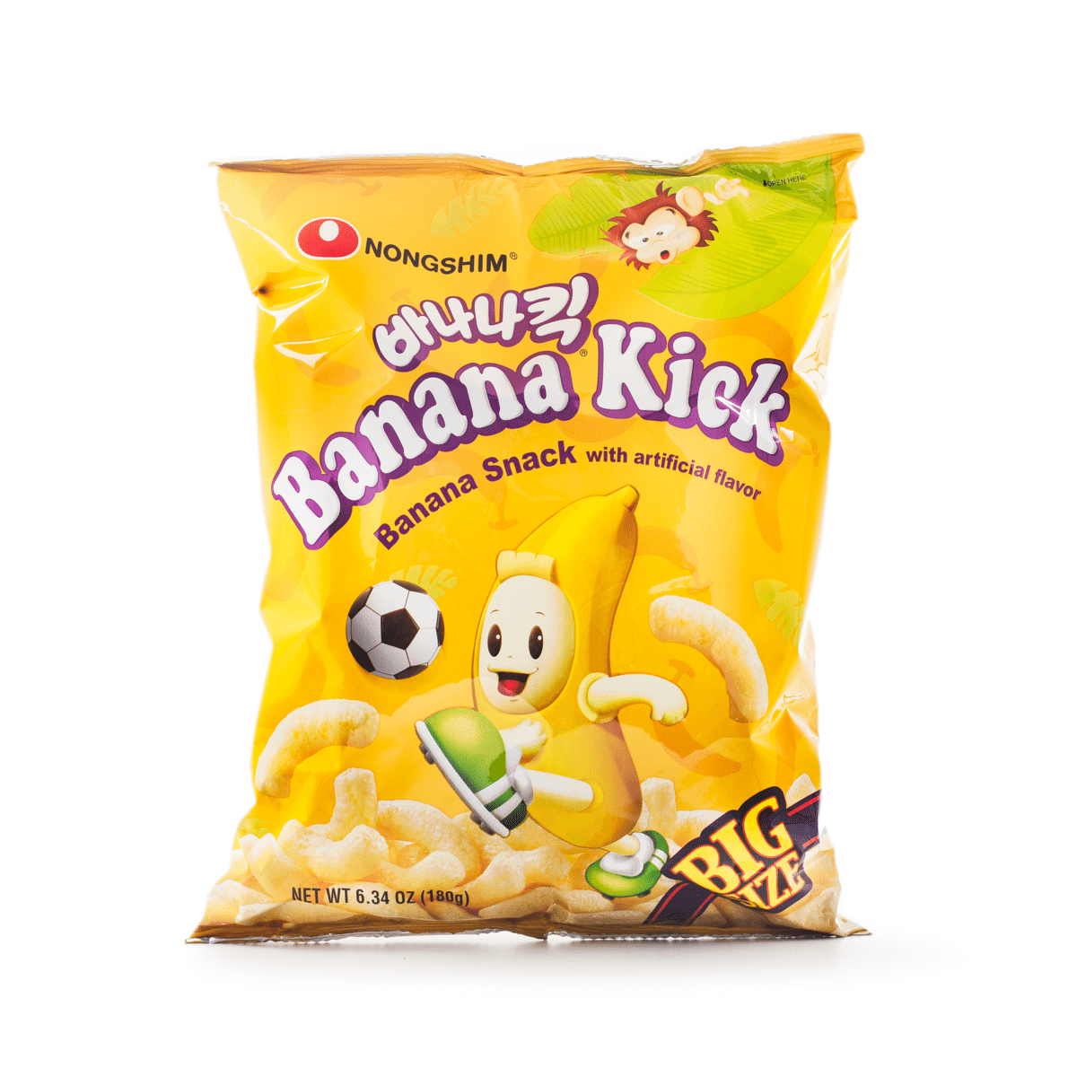 Nongshim Banana Kick Snack Jumbo Size