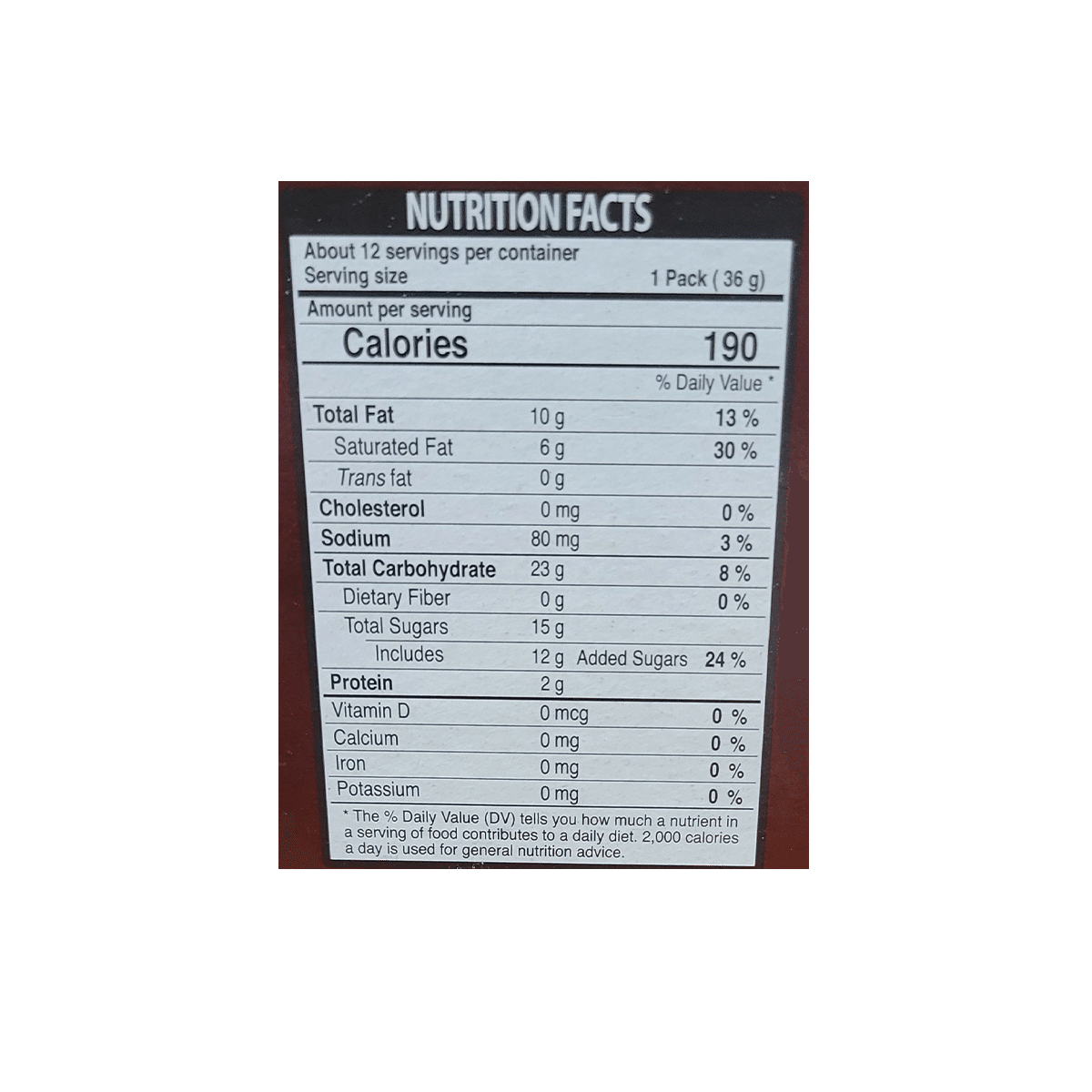 Orion Choco Mont 12 pack box