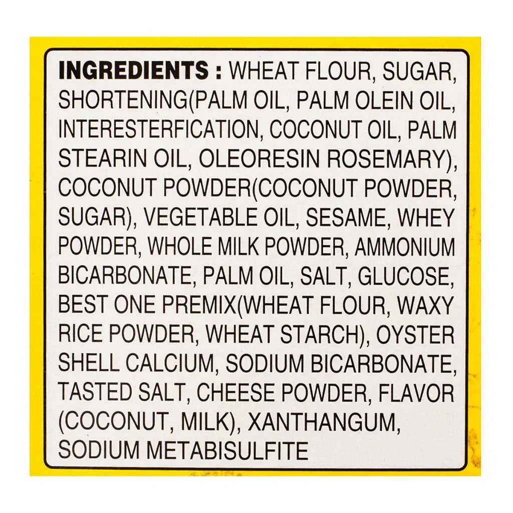 Orion Cosomi Sweet and Salty Sesame Cookies