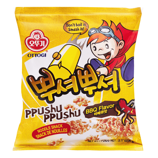 Otoki Ppushu Ppushu Noodle Snack BBQ Flavor