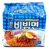 Paldo Bibimmen Instant Noodles, Spicy Korean Flavor