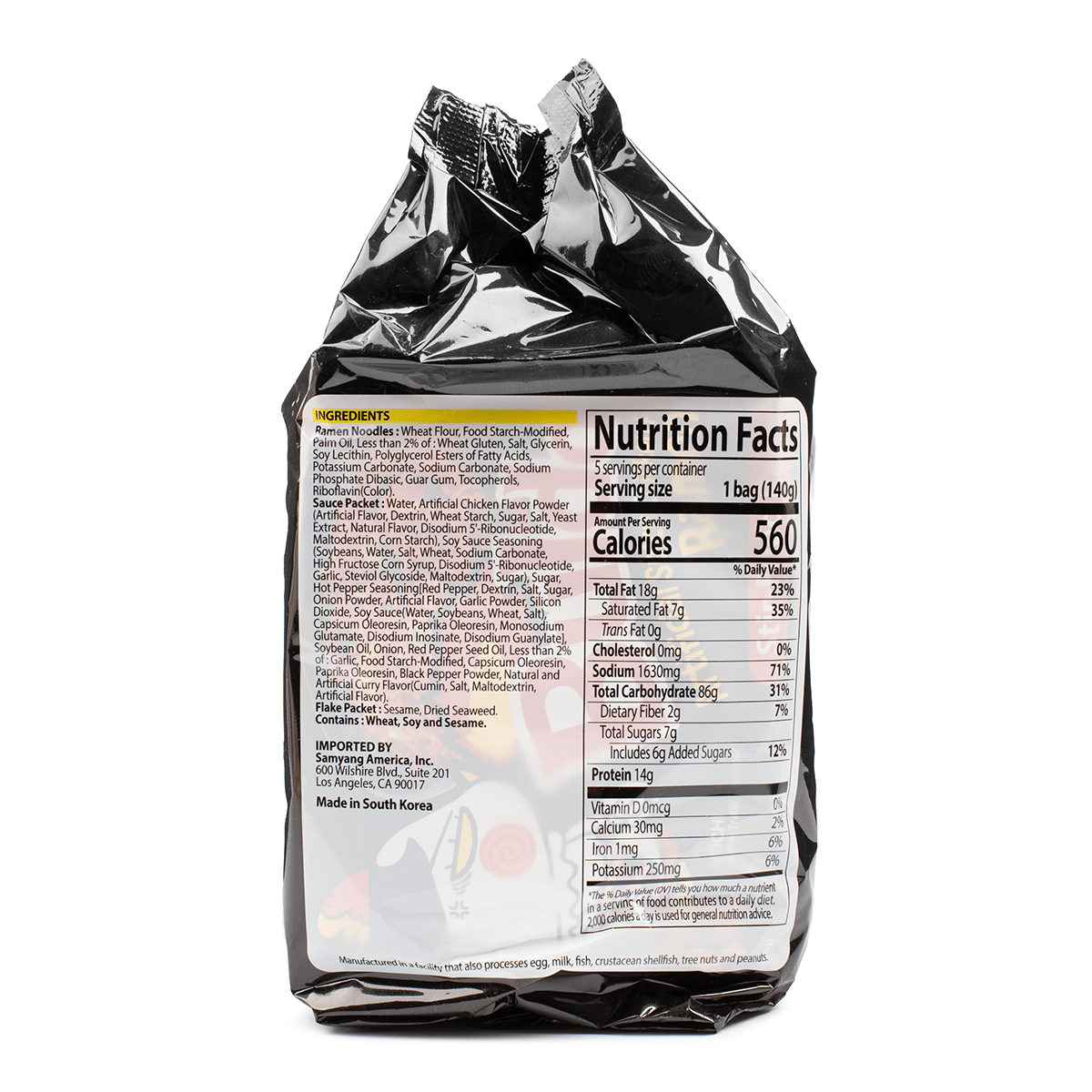 Samyang Buldak Ramen Black Hot Chicken Flavor