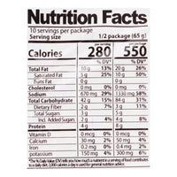 Nutrition facts label for Samyang Buldak Ramen Carbonara Hot Chicken Flavor, detailing calories and nutrients.
