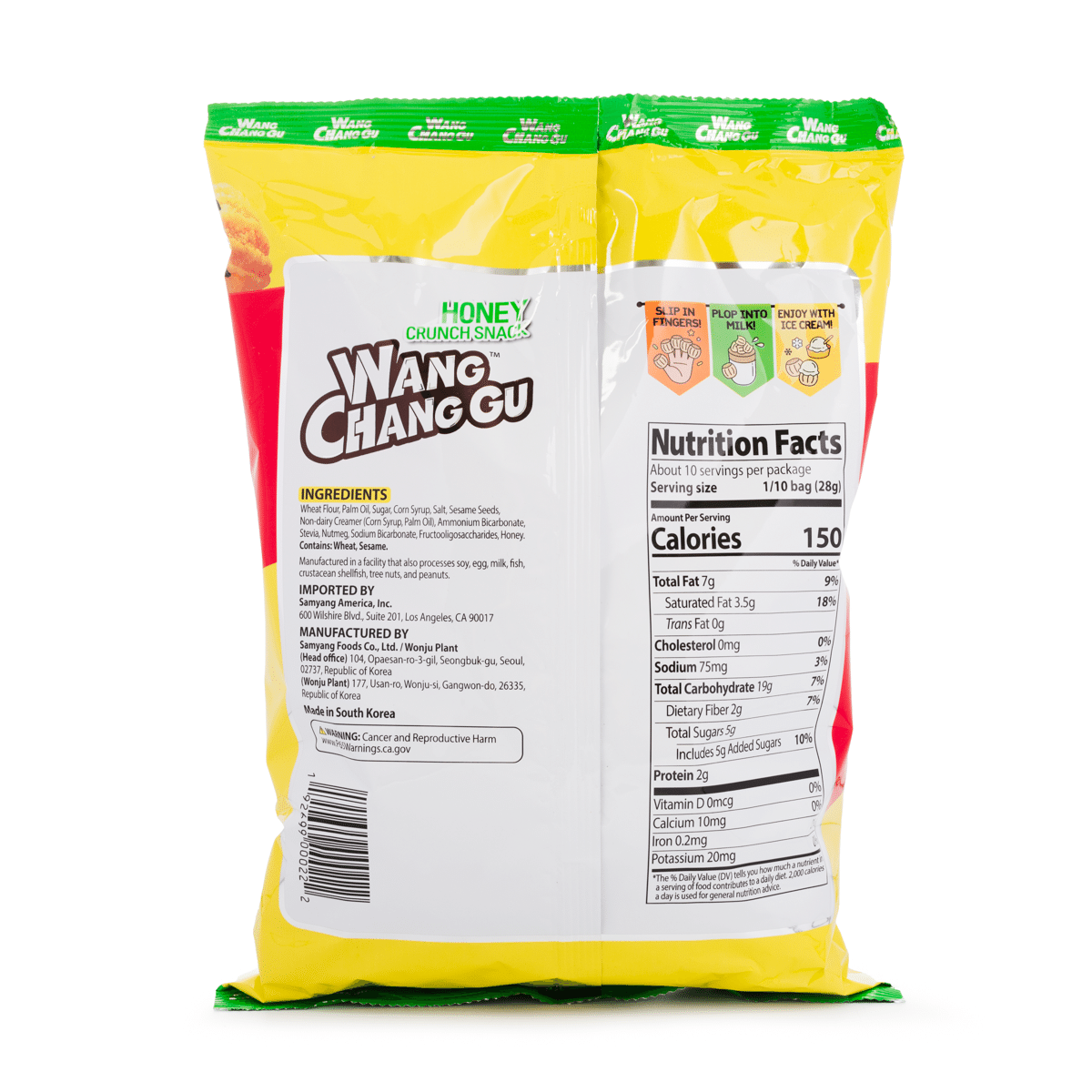 Samyang Wang Chang Gu Honey Crunch Snack